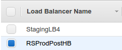 Choose ELB instance